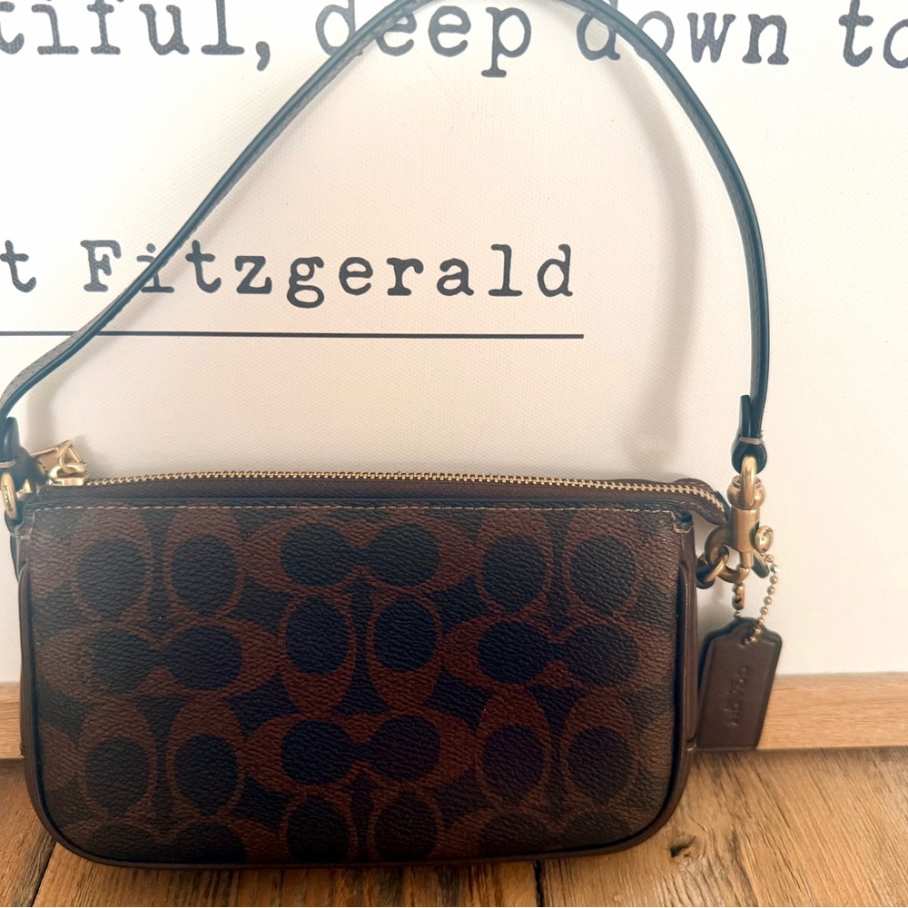 Coach Brown Signature Mini Bag
